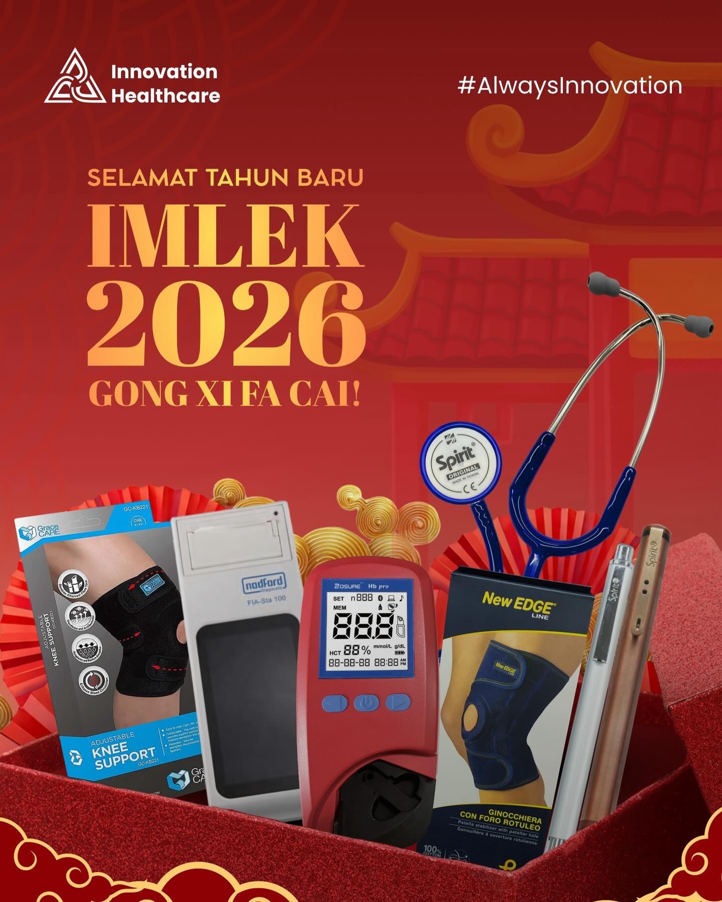 Selamat Tahun Baru Imlek 2026☺️

Yuk, belanja di marketplace kesayanganmu👇
Tiktok : http://tiktok.com/@innovationhealthcare.id
Shopee : https://id.shp.ee/ZDuadZ7
Tokopedia : https://tokopedia.link/ubtbC6tgoNb
Website : http://www.innovationindo.com
Youtube : https://youtube.com/@innovationindo

#alwaysinnovation #innovationindo