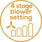 4 stage blower setting