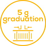 5 g graduation