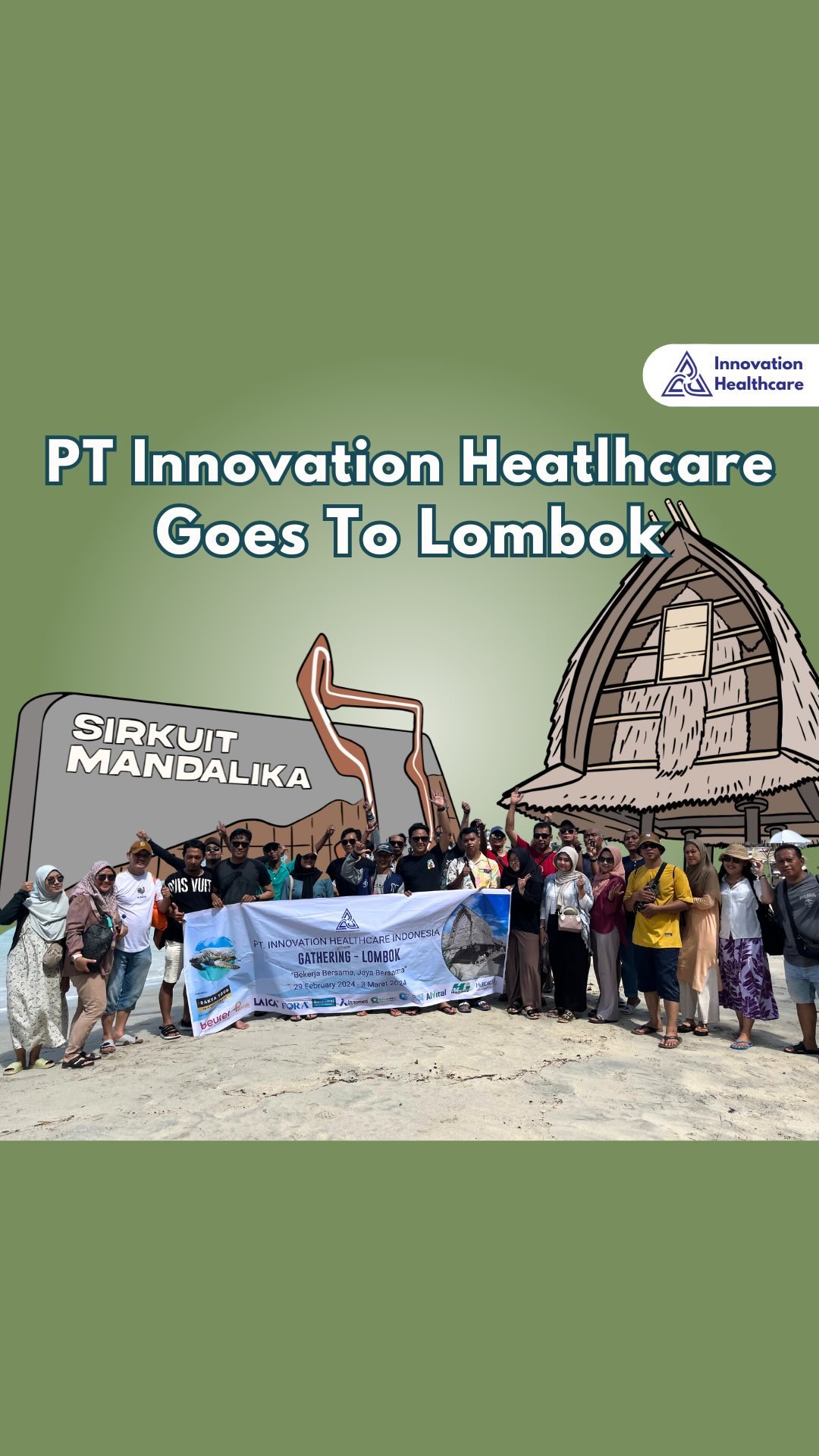 PT Innovation Healthcare Indonesia Goes To Lombok✨🏖️

Semoga semakin jaya!!

#innovationhealthcare #alwaysinnovation #gathering #lombok #gatheringlombok